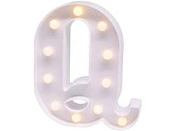 Letras Com Luzes Led Para Decoração De Interiores Q