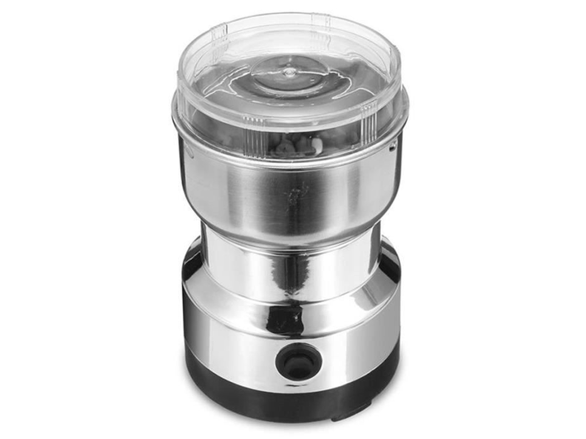 TOOGOO Molinillo de cafe electrico Batidoras para el hogar Cocina Oficina Acero inoxidable 220 V Uso domestico Enchufe de la UE
