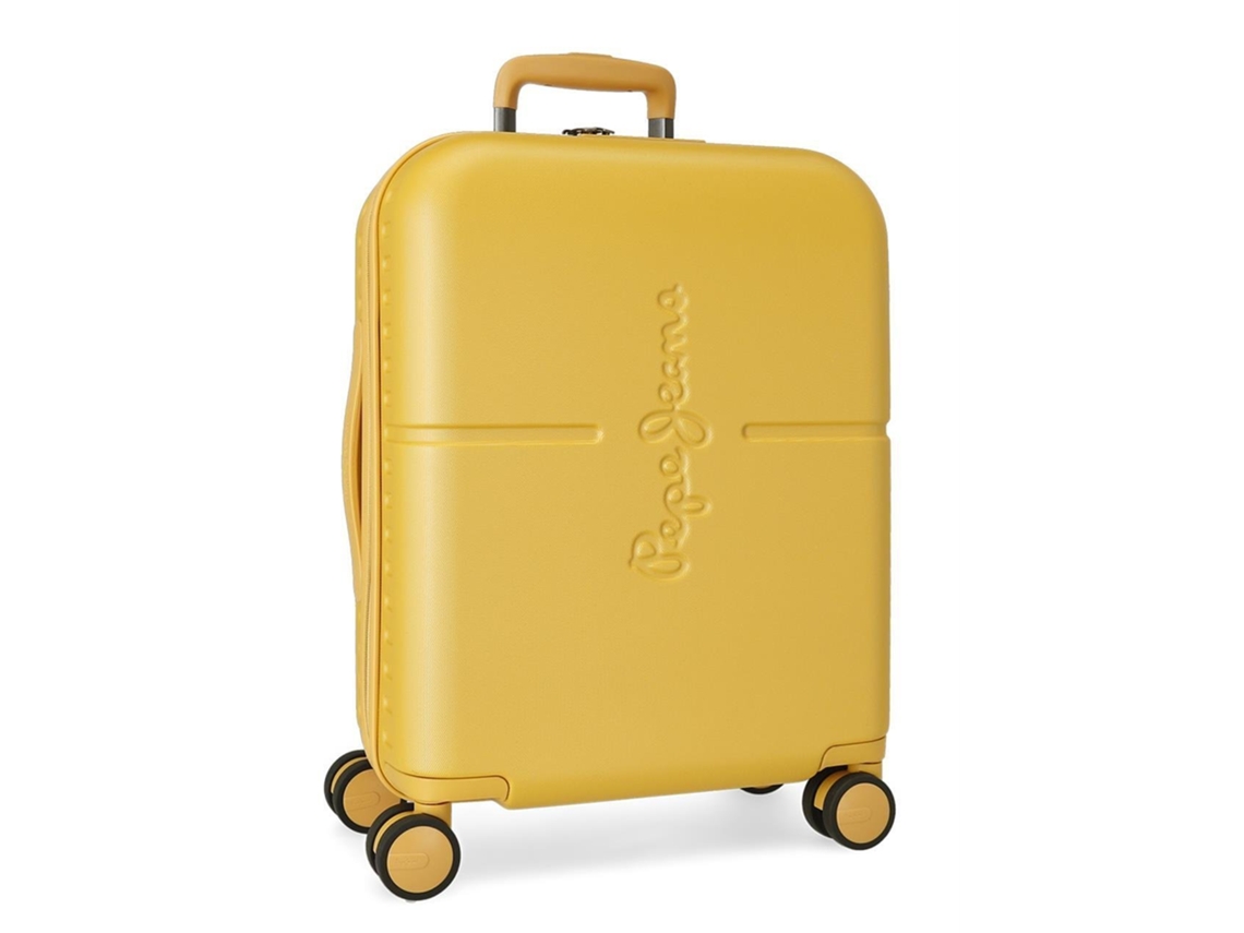 Maleta de Cabina ABS Rígida Highlight PEPE JEANS Amarillo (40x55x20cm - 37L)