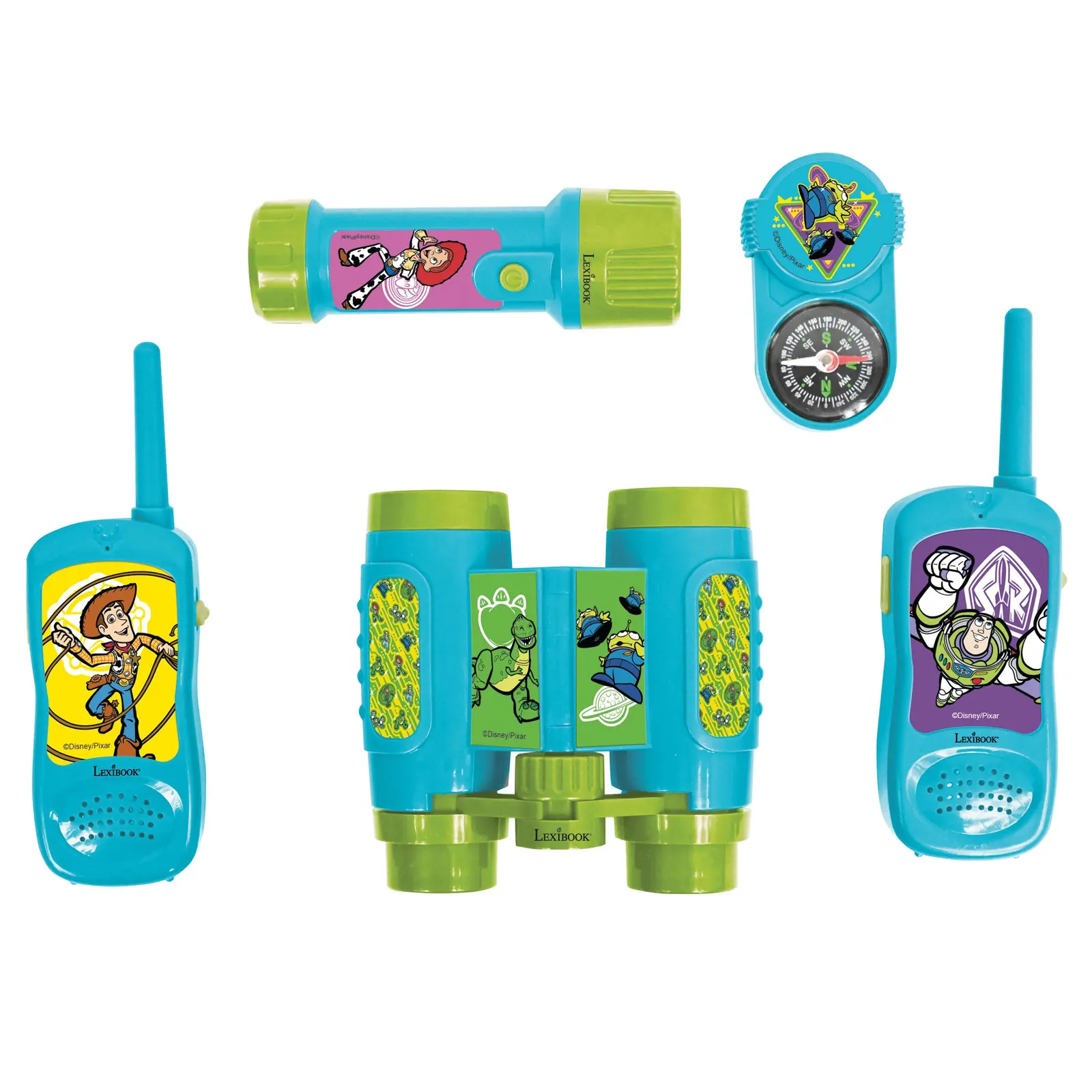 Disney Toy Story Abenteuer-set Mit Walkie-talkies Bis 120 M, Fernglas Und Kompass