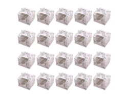 20 Piezas Caja Para Cupcakes Con Asa