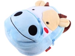 Mochila infantil de peluche Solustre, una bonita mochila con estampado de vaca, ligera e ideal para el colegio, los viajes y el uso diario.