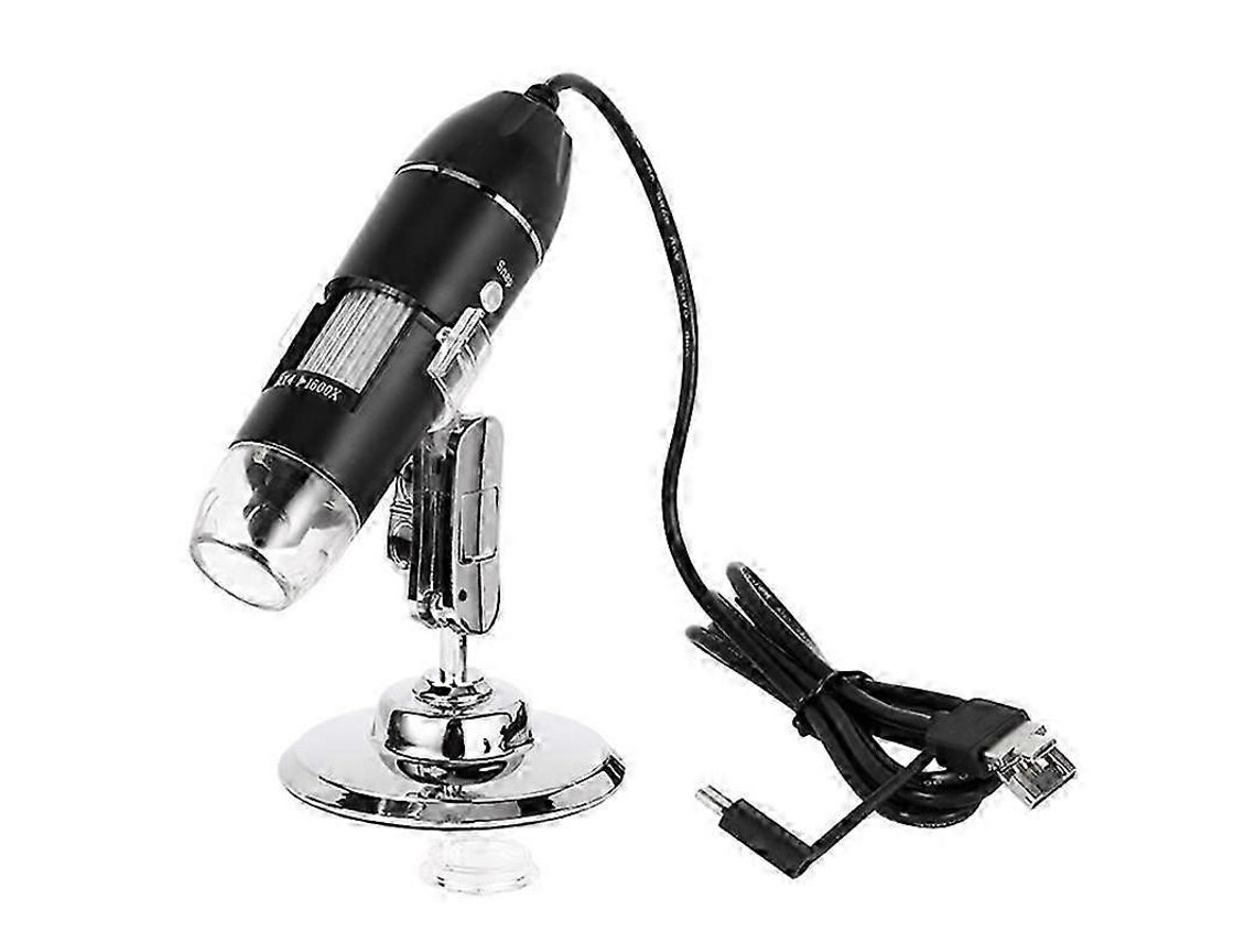 Microscopio digital de 1600x, cámara 3 en 1, USB, portátil, microscopio eléctrico para soldadura, lupa LED.