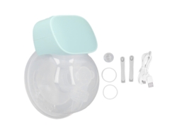 Extractor De Leche Eléctrico Inalámbrico Portátil, Silencioso, 180 Ml, Modos Ajustables, Verde.
