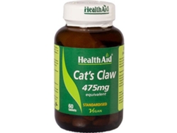 Complemento Alimentar HEALTH AID Uña De Gato Uncaria Tormentosa 475 Mg 60 Tab (Aloe Vera, Regaliz)