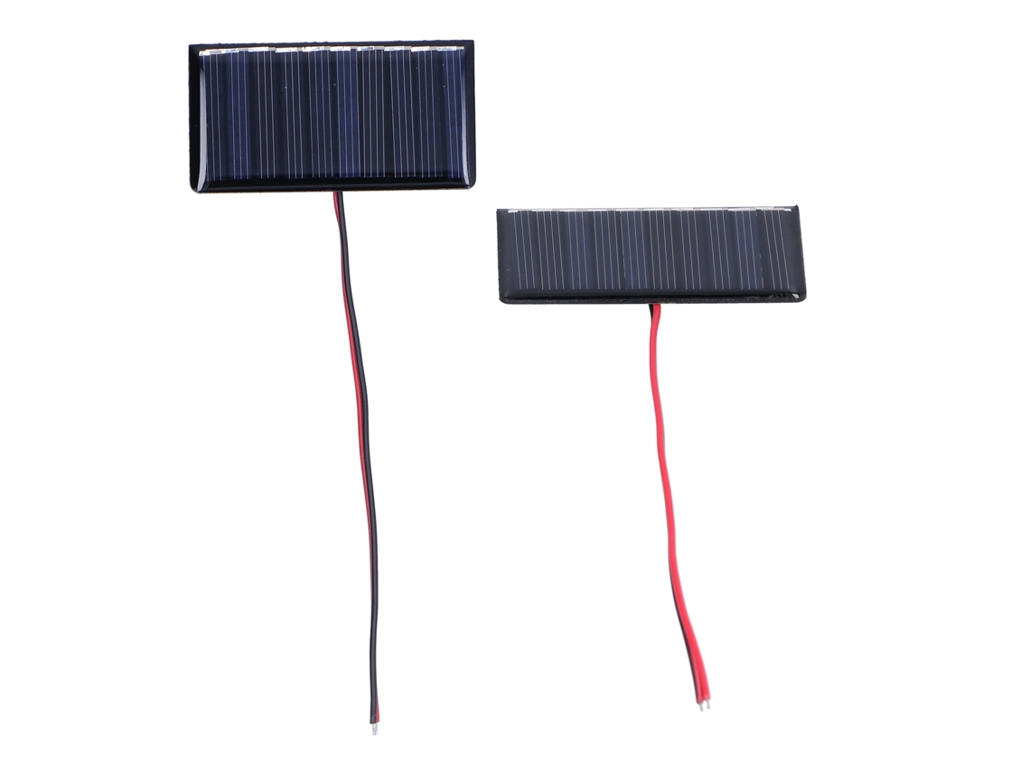 2026-as-2 Piezas Módulo de panel solar policristalino Micro Mini Celdas DIY 68x36mm 0.3w 5v