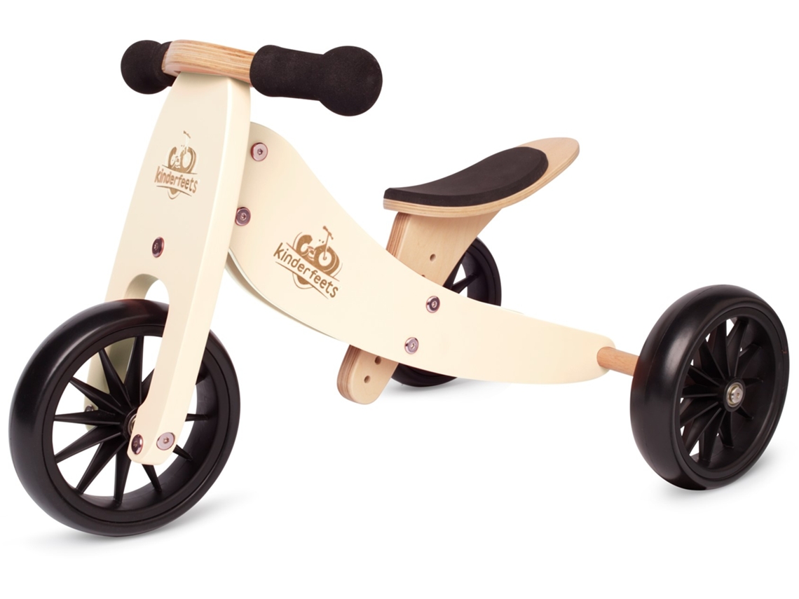 KINDERFEETS Tiny Tot 2 en 1 Crema se transforma en bicicleta a partir de los 12 meses