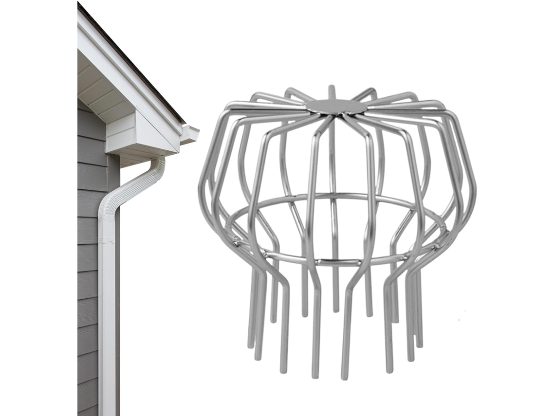 Tapa de desagüe exterior | Protector de desagüe | Rejilla antihojas para ducha, piscina, jardín, Vayotoy