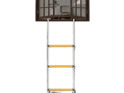 Escalera de cuerda de 12 m, alta capacidad de carga, material duradero e ignífugo, diseño portátil OEM