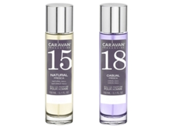 Set de 2 perfumes CARAVAN hombre Nº18 y Nº 15
