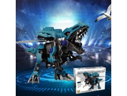 Yncm-juguete De Montaje De Dinosaurio Eléctrico Tyrannosaurus Rex Educativo Y Divertido Para Niños Y Niñas Azul