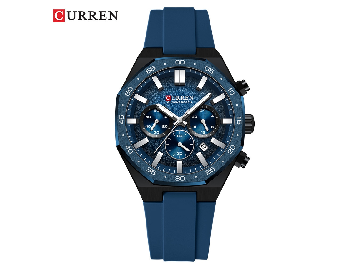 Elegante y multifuncional reloj de cuarzo de seis agujas con diseño de tonel MDUG