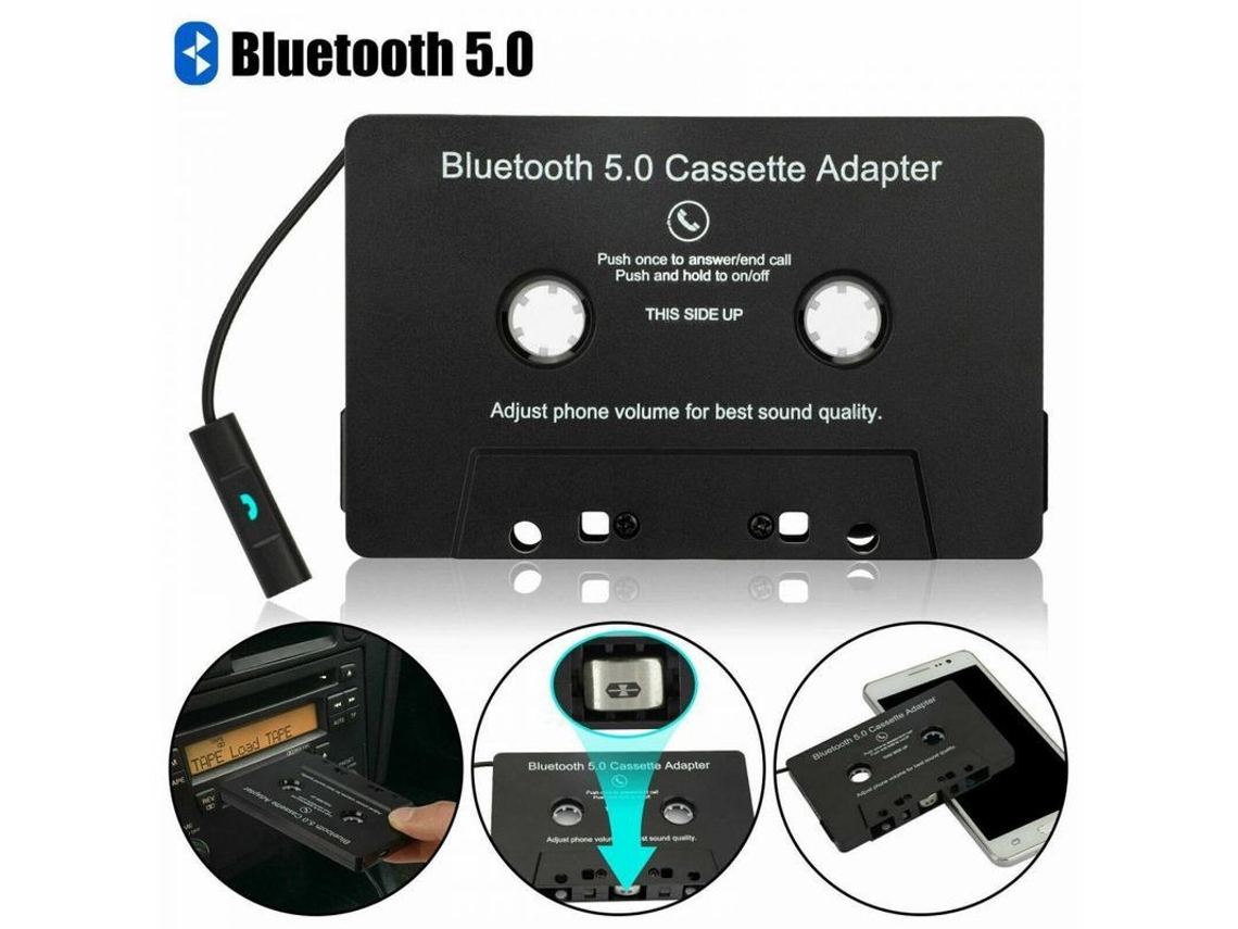 2026-adaptador De Cassette Bluetooth Inalámbrico Aux Para Audio De Coche Mp3/teléfono Huz