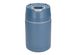 Jarra Térmica De Acero Inoxidable 304 De 1000 Ml Con Aislamiento Al Vacío Y Cuchara Plegable - Azul