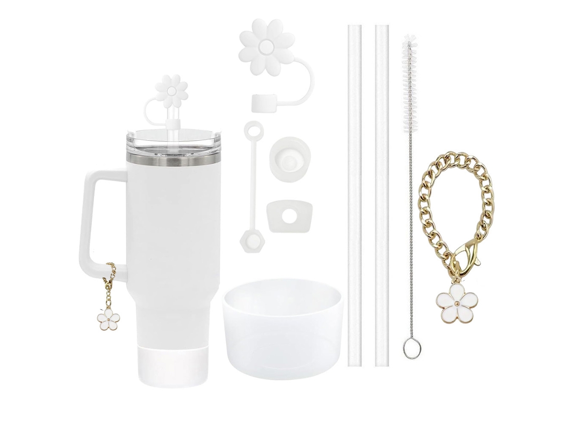 Juego De Accesorios Para Tazas De 9 Piezas (blanco)