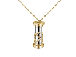 2026-colgante Mini Caleidoscopio Collar De Latón Dorado Para Adultos Y Niños Regalo