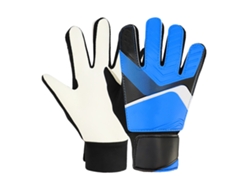 Guantes De Portero Para Niños, Color Azul, Anticolisión, Antideslizantes, Con Doble Capa De Velcro Y Malla.