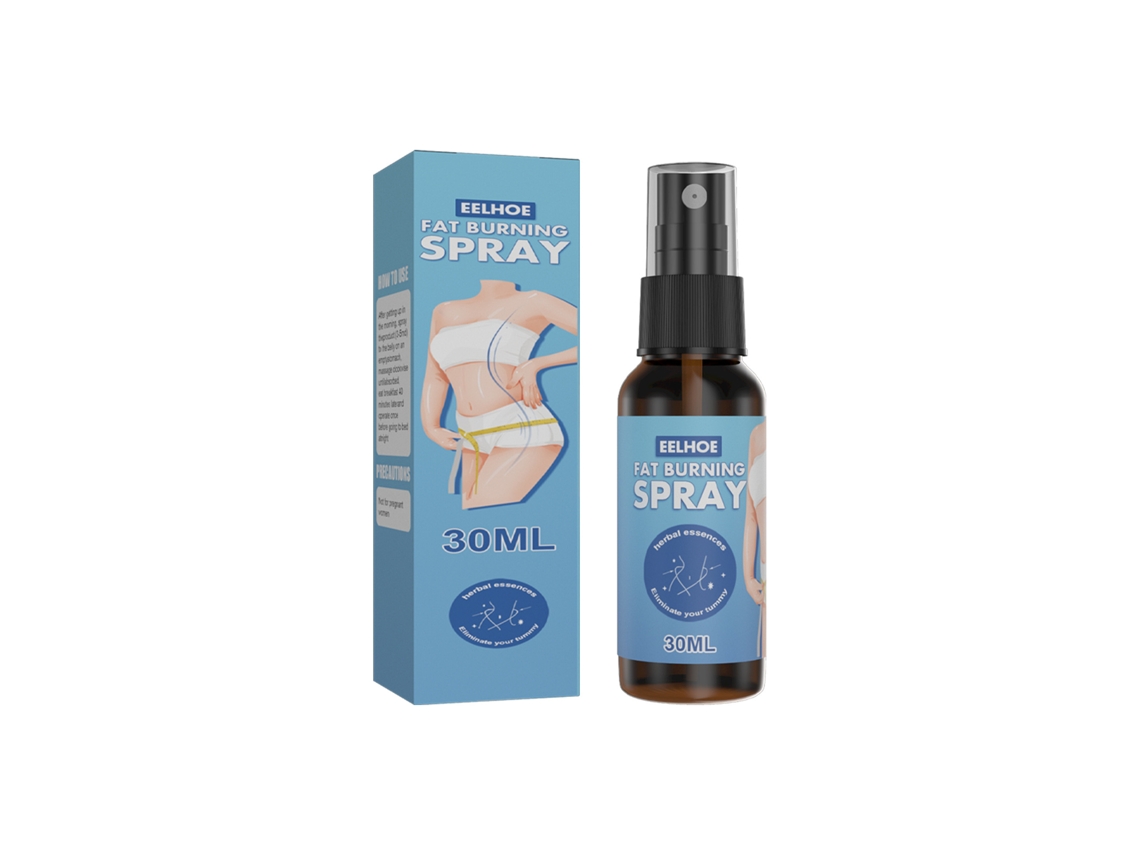 Spray corporal Eelhoe para la hidratación del abdomen y los muslos.
