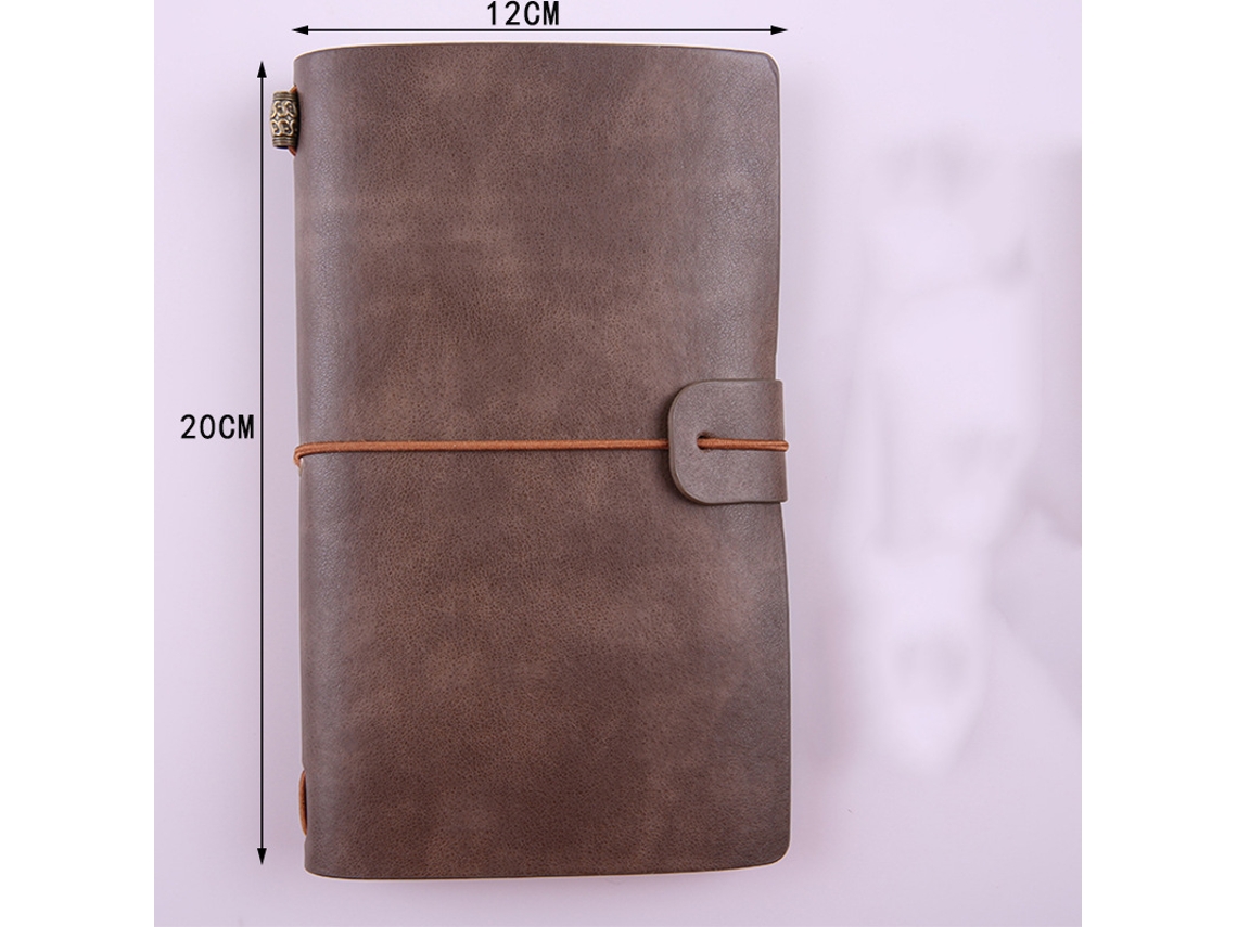 Libreta/diario de viaje retro, largo y creativo (g,a6)