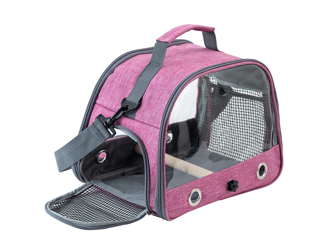 Transportín Digitallab Para Loros, Totalmente Ventilado, Diseñado Para Viajar (rojo)