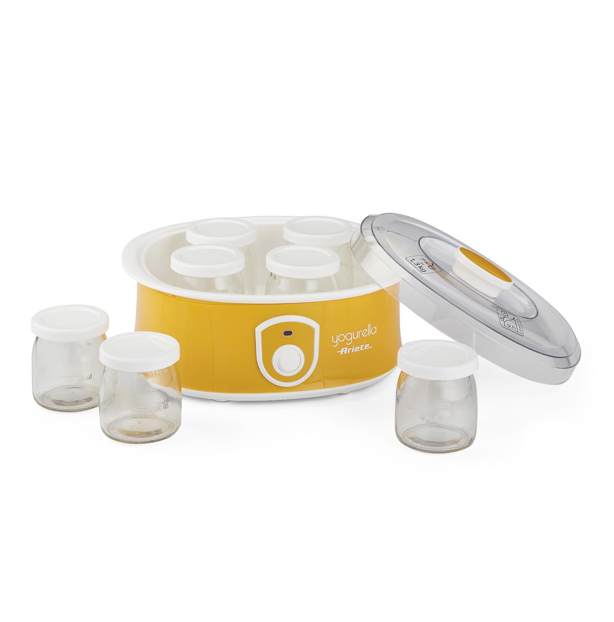 ARIETE Yogurella Yogurt Maker (6 tazas - Amarillo)