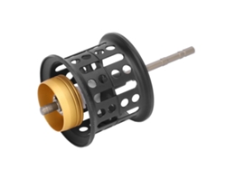 Danu26-bobina Con Faldón Para Carrete Lowprofile De Metal Conversión Accesorio De Carrete De Pesca Negro