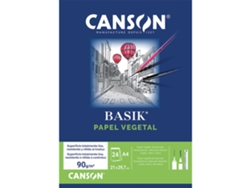 Bloc de papel vegetal Basik®, A4, 95 g/m², 24 hojas Canson