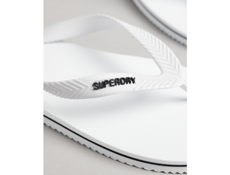 Chanclas para Hombre SUPERDRY (XL - Blanco)