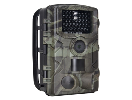 Cámara de caza CHRONUS 24Mp 1080P Visión Nocturna 0.2S Activación por movimiento para Vigilancia de Trampas de Caza en el exterior Verde
