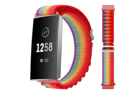 Correa Loop Alpine para Fitbit by Google Charge 3 Rainbow