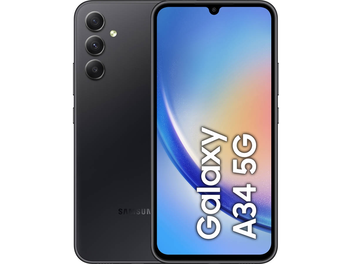 Smartphone SAMSUNG Galaxy A34 5G (6.6'' - 6 GB - 128 GB - Graphite)