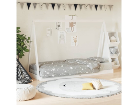 MAISON EXCLUSIVE - Estructura de cama para niños madera de pino blanco 80x200 cm