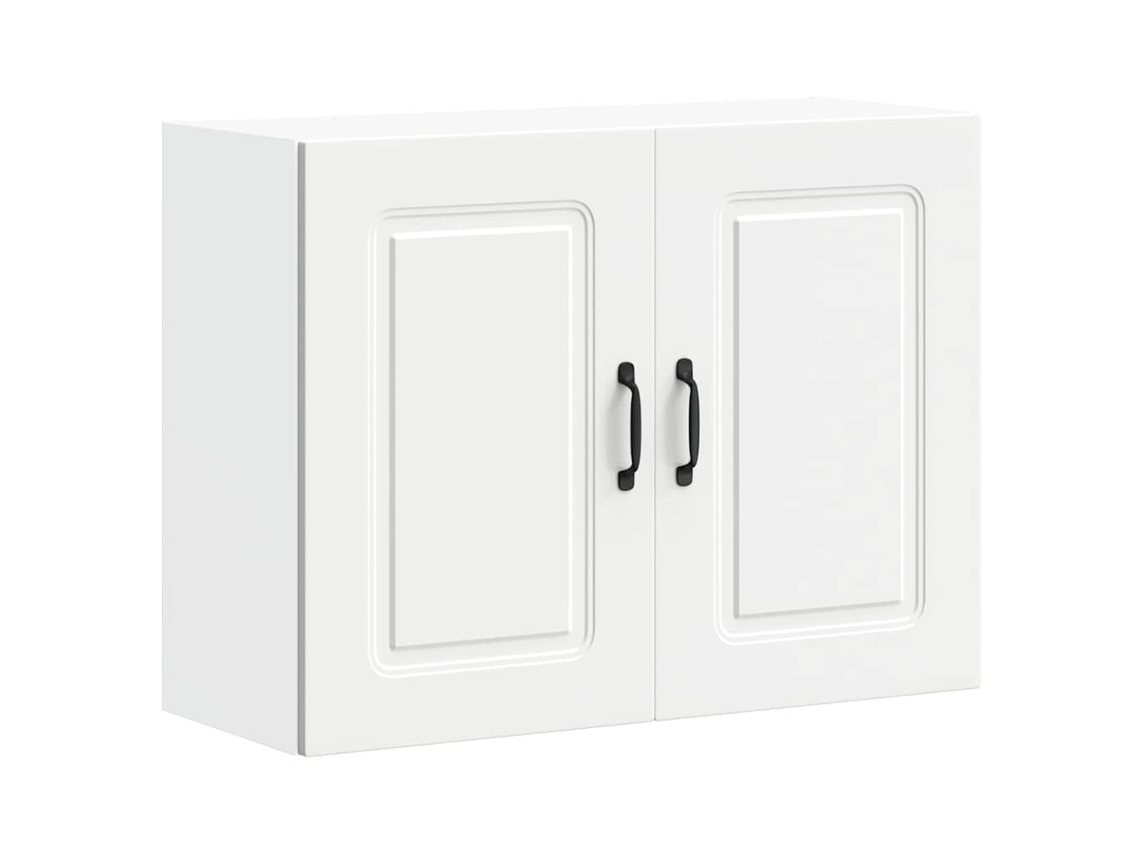MAISON EXCLUSIVE Armario de pared de cocina de imitación madera blanco