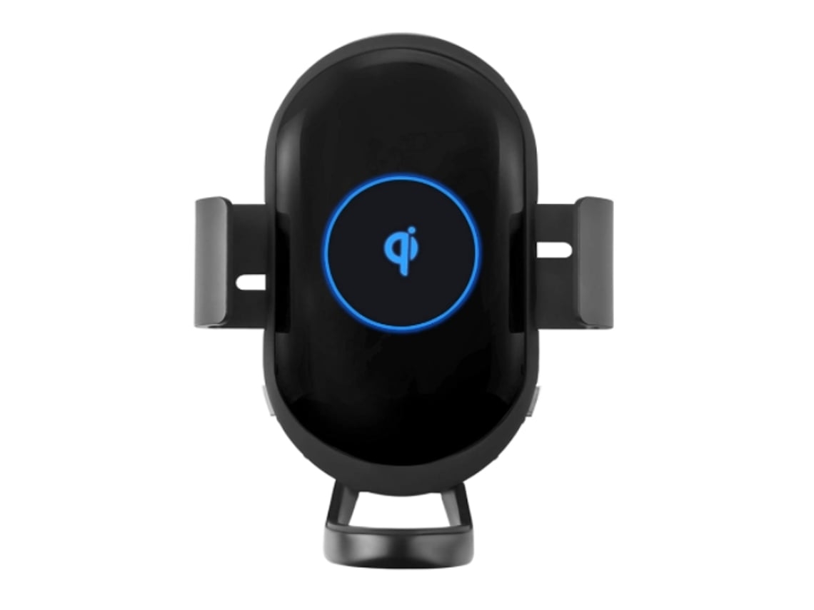 Cargador Carro Sem Controle Voz Carregamento Rápido Qi YEMAESRE Negro