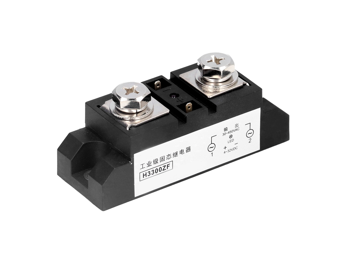 Relé De Estado Sólido Industrial 300a Control Dc 4-32vdc A 30-450vac Placa De Aluminio De Calidad Industrial