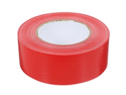 1 rollo de cinta adhesiva roja reforzada para uso interior y exterior GOKOCO