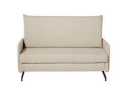 Sofá cama BELIANI Belfast de Poliéster Beige 147x80x68