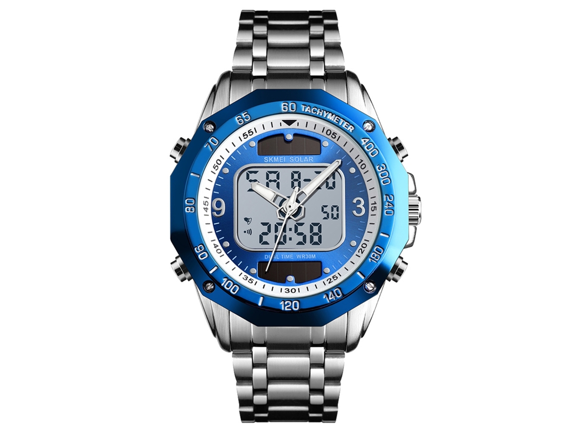 Skmei 1493 Reloj Hombre Digital Quartz Deportivo 3atm Impermeable Con Temporizador Alarma