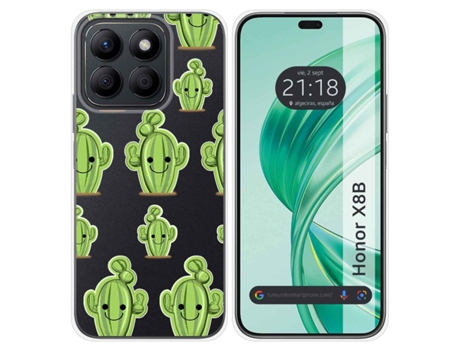Funda Diseño Cactus para Honor X8B TUMUNDOSMARTPHONE Silicona Multicolor