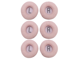 6pcs Almofadas Ouvido Para Fones Tune 600btnc 660nc 510bt T450bt T500bt Conforto E Isolamento Rosa Claro