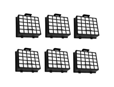 Elementos de filtro hepa 6pcs para aspirador de pó bosch bsgl3 malha de filtro