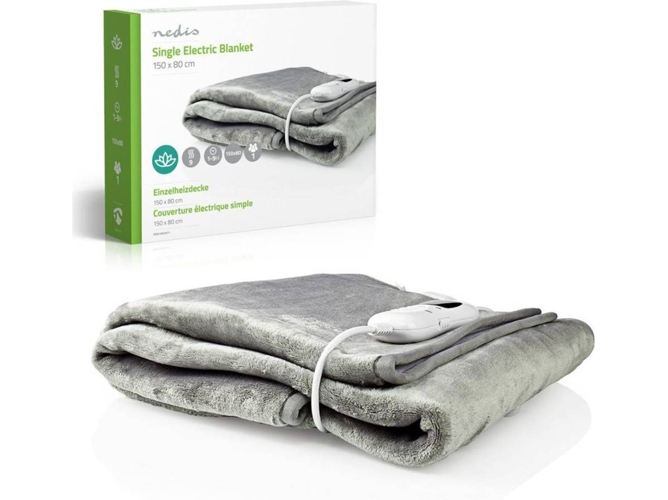 Manta Eléctrica NEDIS PEBL130CWT1 9 Modos (150 x 80 cm) Blanca