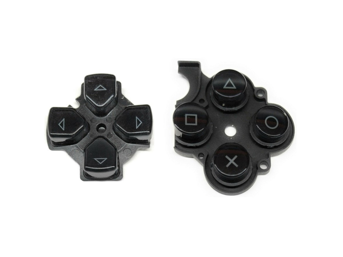 Botones Para Sony Psp 2000 Slim Negro Goma Contacto Cruceta Repuesto