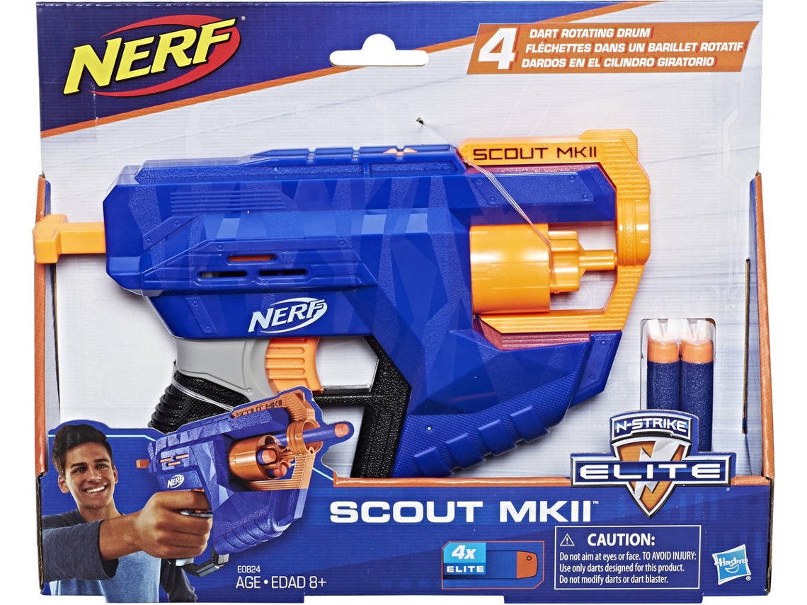 Lanzador NERF N-Strike Elite Scout MKII (Edad Mínima: 8 años)
