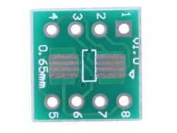 2026velora-100pcs Módulo convertidor de placa adaptadora Sop8 Ssop8 a Dip8 Tssop8 SMD a luz en línea