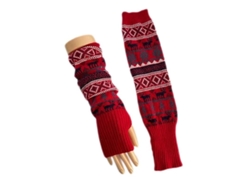 Guantes De Invierno Para Adolescentes, Sin Dedos, Con Estampado De Copos De Nieve, De Tela Para Pantallas Táctiles.