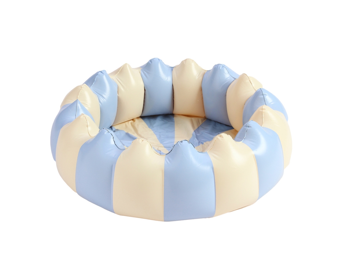 Piscina de bolas CHRUI para niños, PVC grueso, 120 cm (azul)