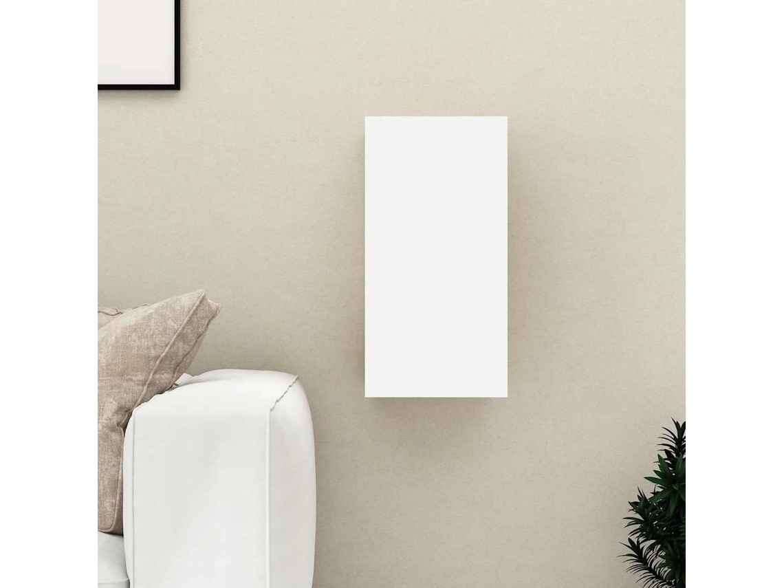 Mueble para TV | Mueble para TV | Mueble para TV de 30,5 x 30 x 60 cm, color blanco, derivados de madera