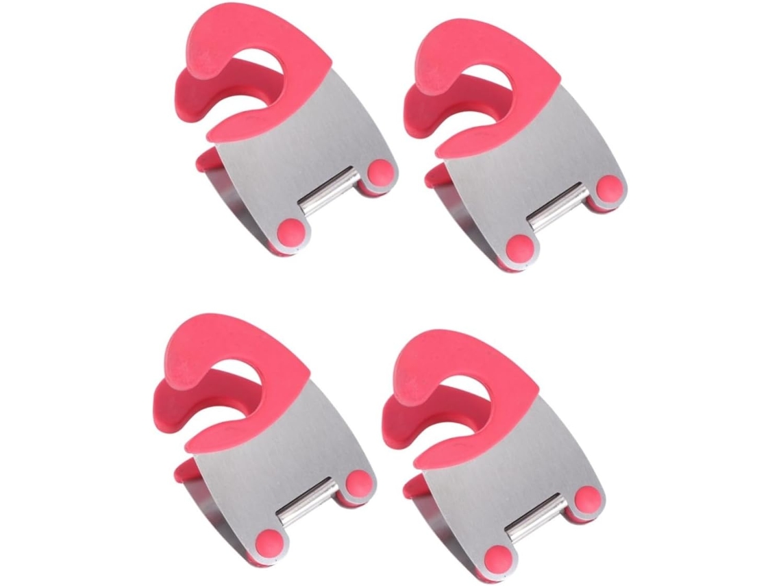 Cucharas De Metal Para Servir: Excelentes Ayudas Cocina Cocinar.brreposacucharas Con Clip Ollas: Adecuado La