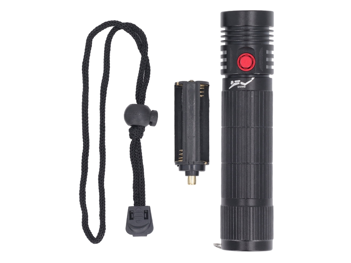 2026-linterna Subacuática Led 5000lm Con 3 Modos De Iluminación Impermeable Ipx8 Para Buceo D57